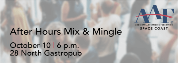 After Hours mix & mingle event banner